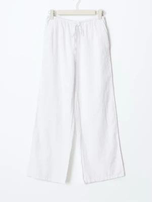 Vita vida petit linnebyxor Gina tricot  - Vita linnebyxor 