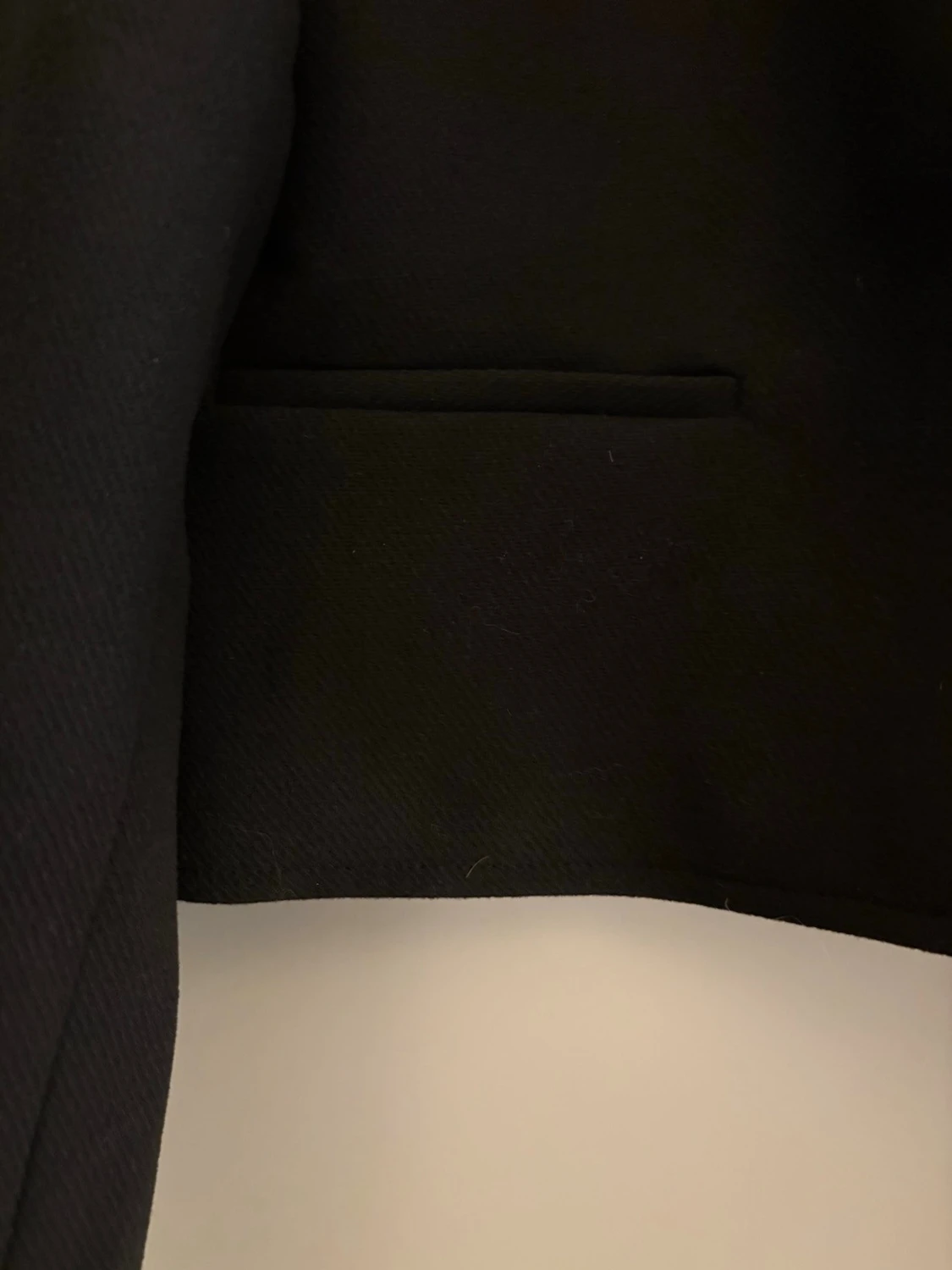 Svart kort kavaj med silverknappar oanvänd  - 1