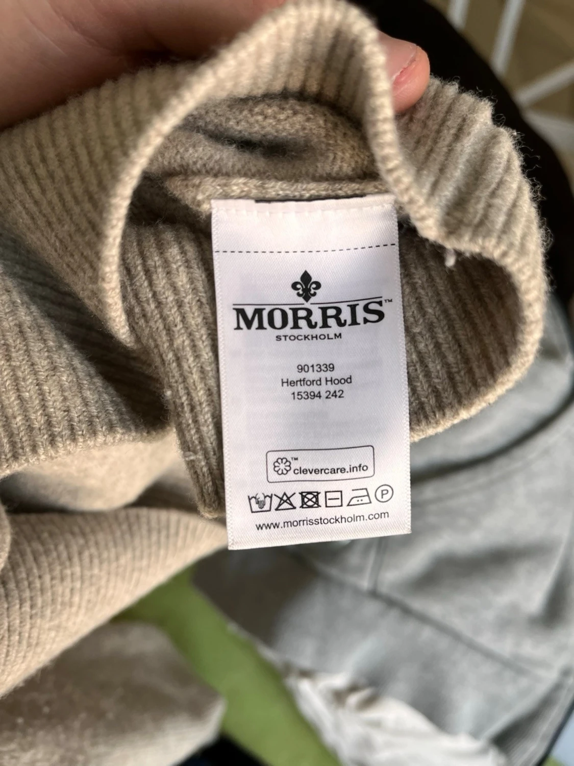 Morris tröja tjock merino wool 100%  - 3