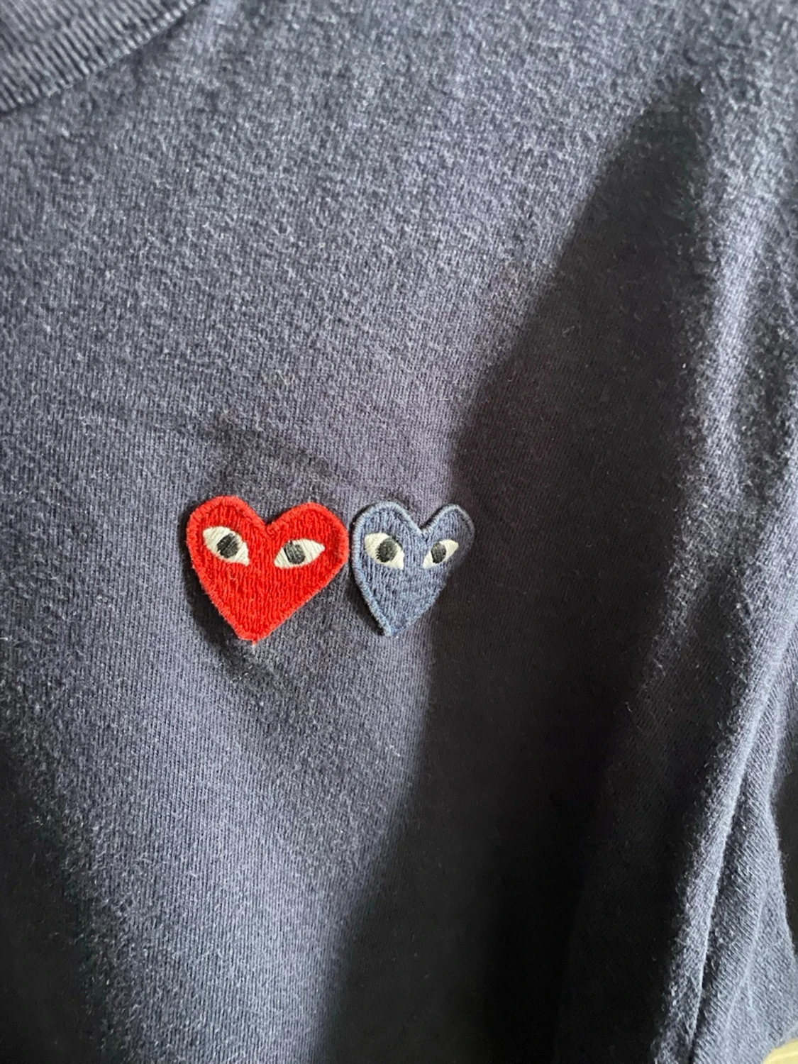 Blå Comme des Garçons Play t-shirt - 2