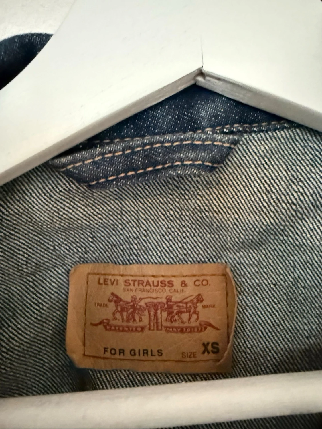Mörkblå jeansjacka från Levi's - 2