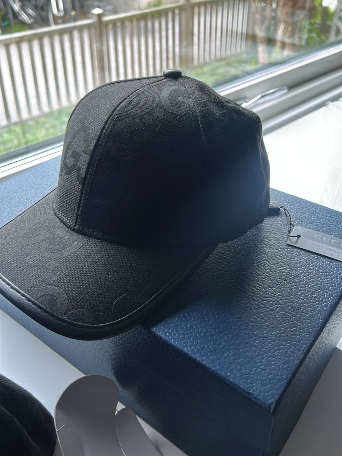 Svart gucci keps - 3