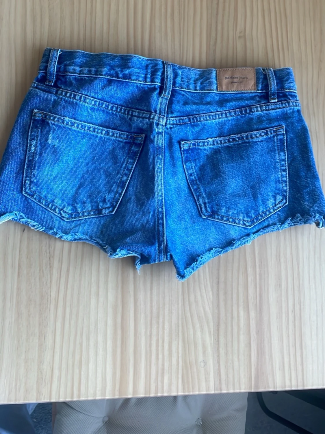 Blå jeansshorts  - 1