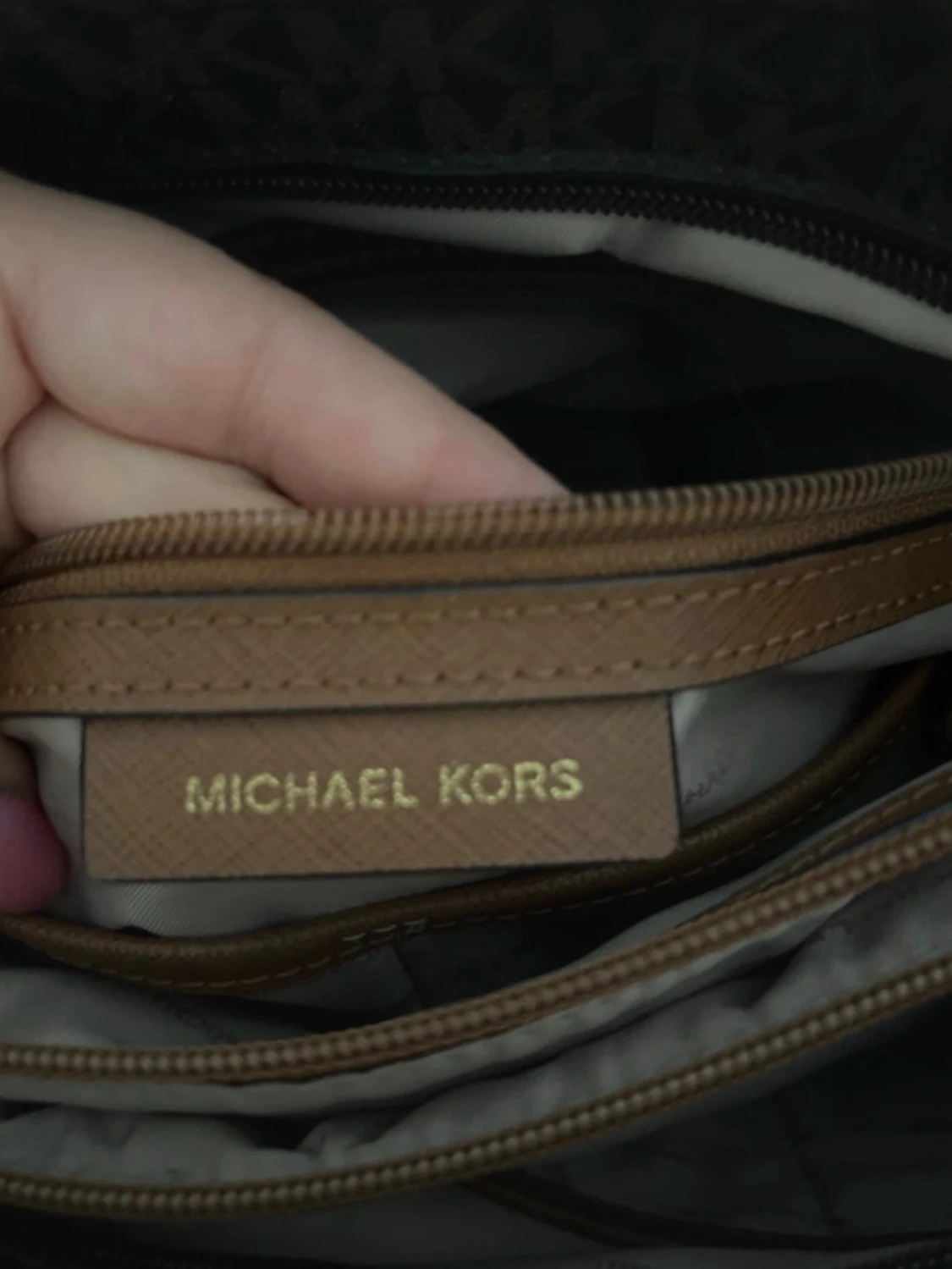 Michael Kors brun handväska - 2
