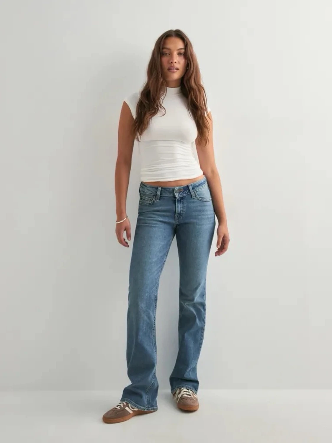 Levi's blå bootcut jeans - 1