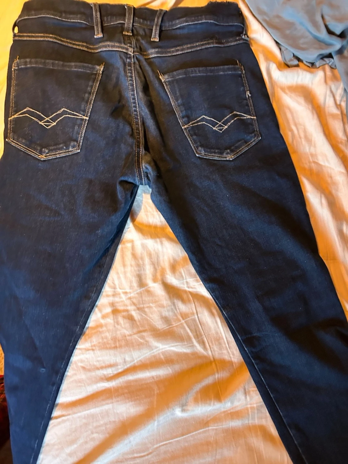 Mörkblå replay jeans Anbass - 1