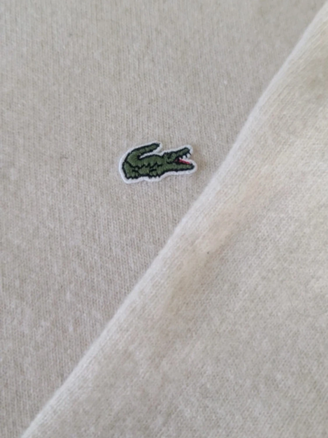 Beige stickad tröja från Lacoste - 2