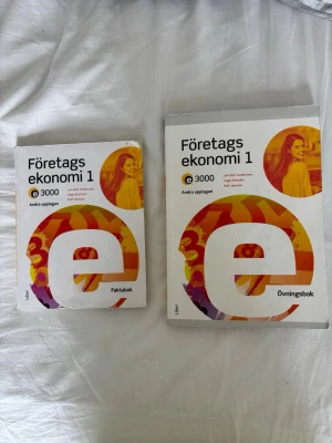Entreprenörskap faktabok+övningsbok - Faktabok med tillhörande övningsbok i företagsekonomi 1. Böckerna har några skavanker (se bilder) men inget som påverkar läsupplevelsen!