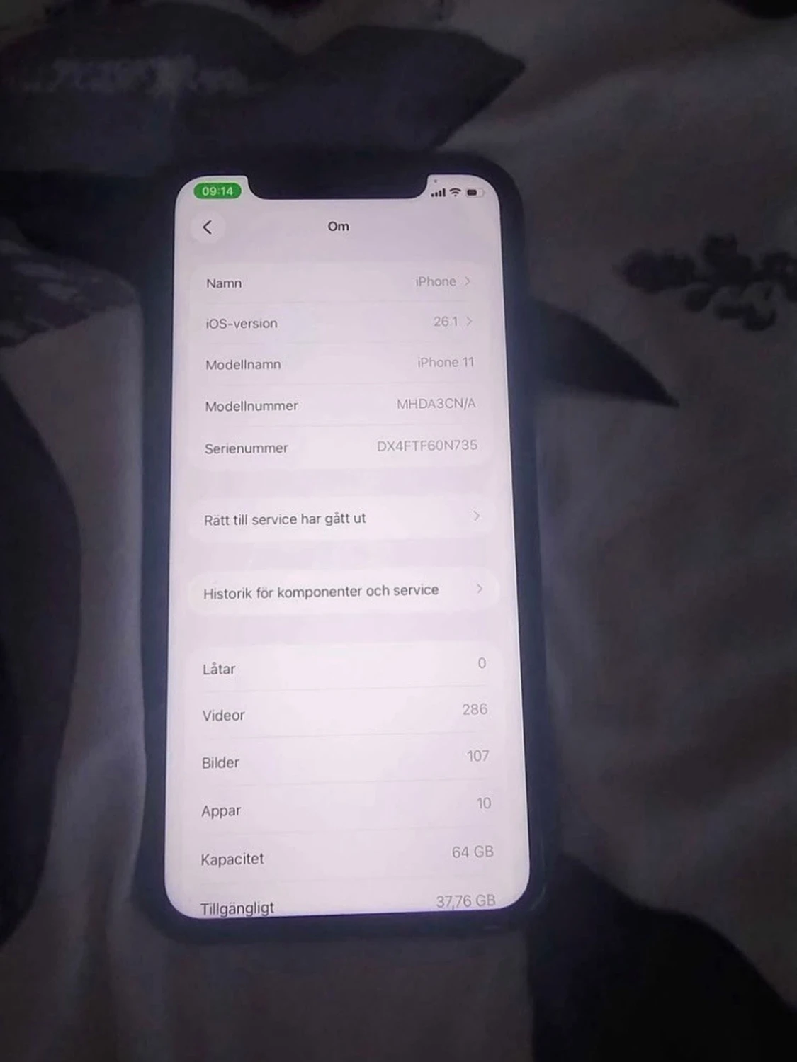 Svart iPhone 11 med originalkartong - 3