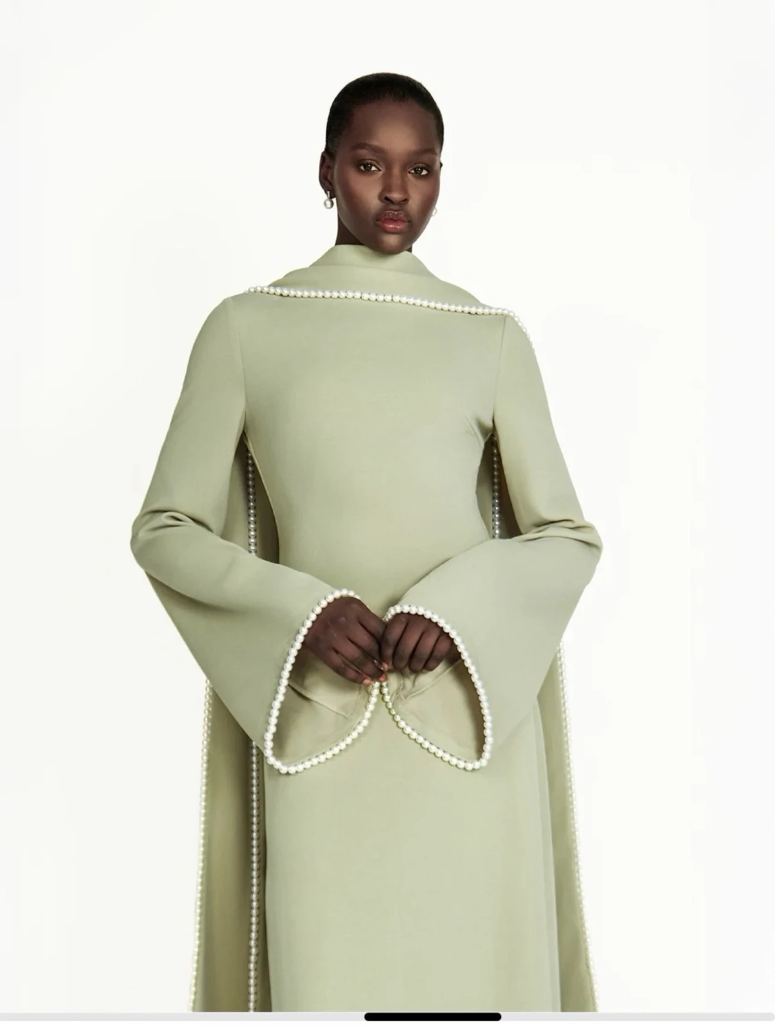 Ljusgrön maxiklänning från Khanum's