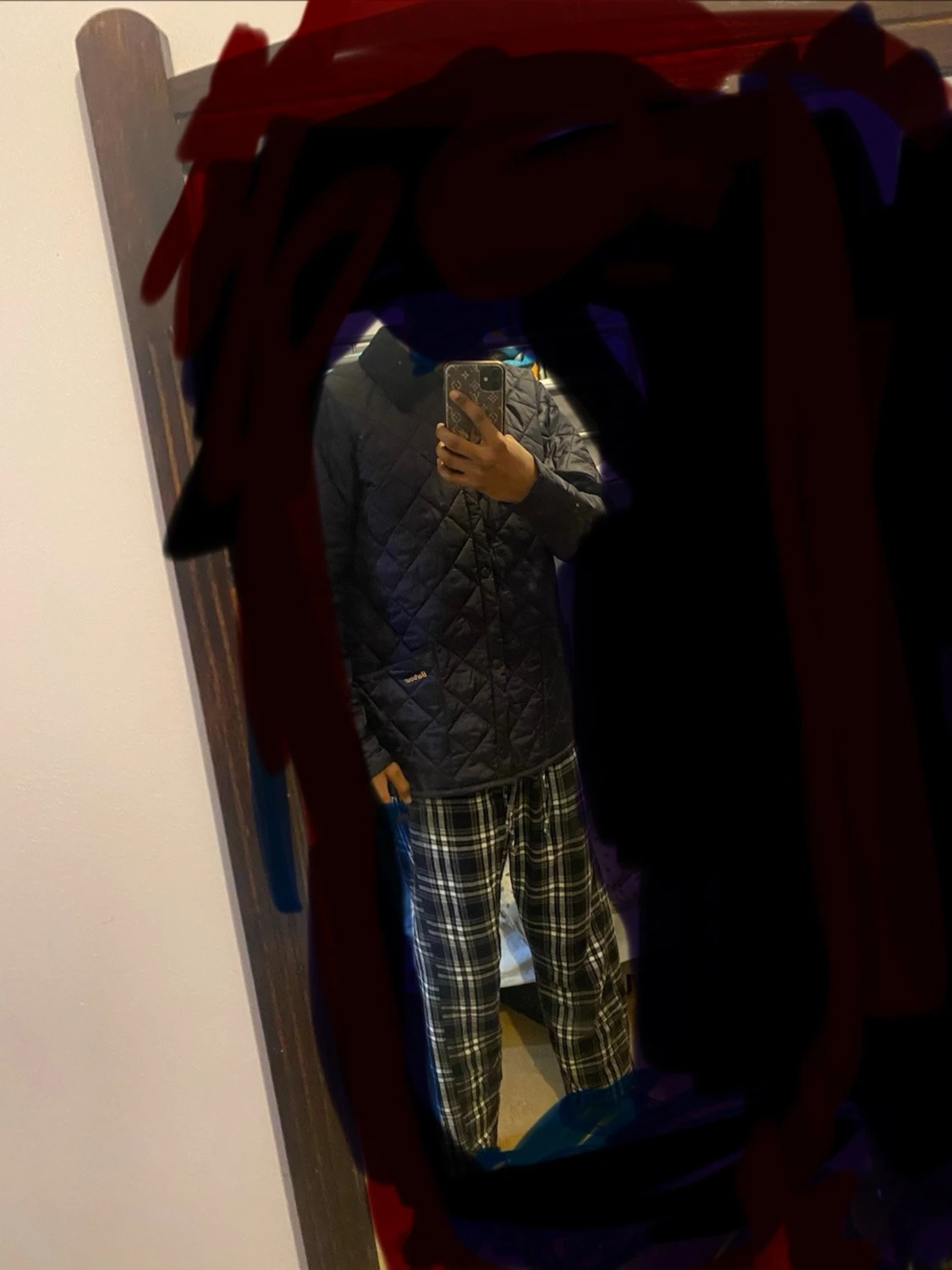 Quiltad mörkblå jacka från Barbour - 2