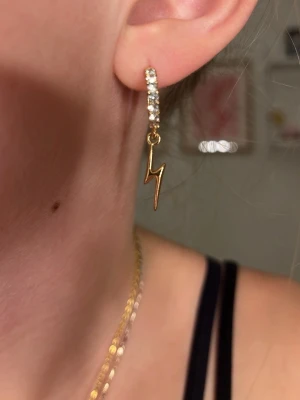 Blixt örhängen guld - Blixtörhängen i guld