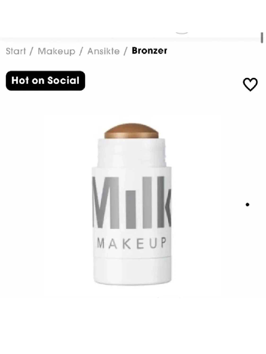 Milk Makeup Matte Bronzer Mini Stick