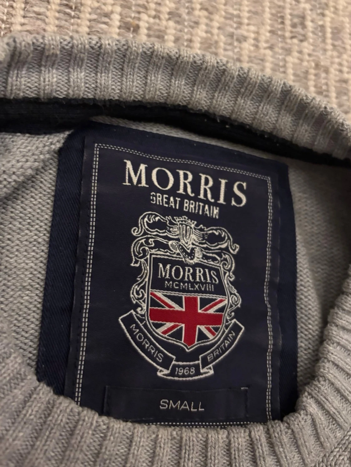 Grå stickad tröja från Morris - 3