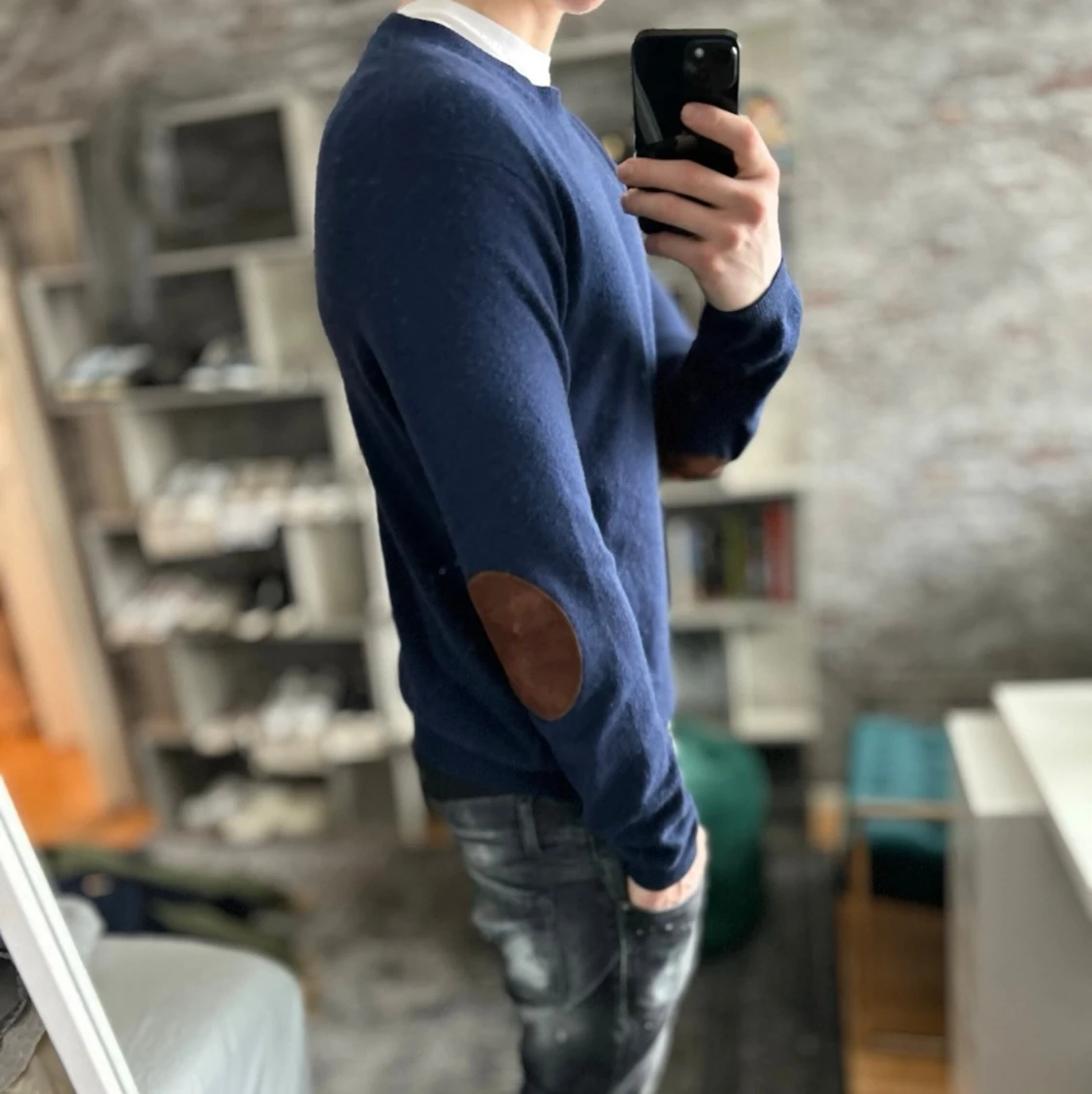 100% kashmir tröja - 1