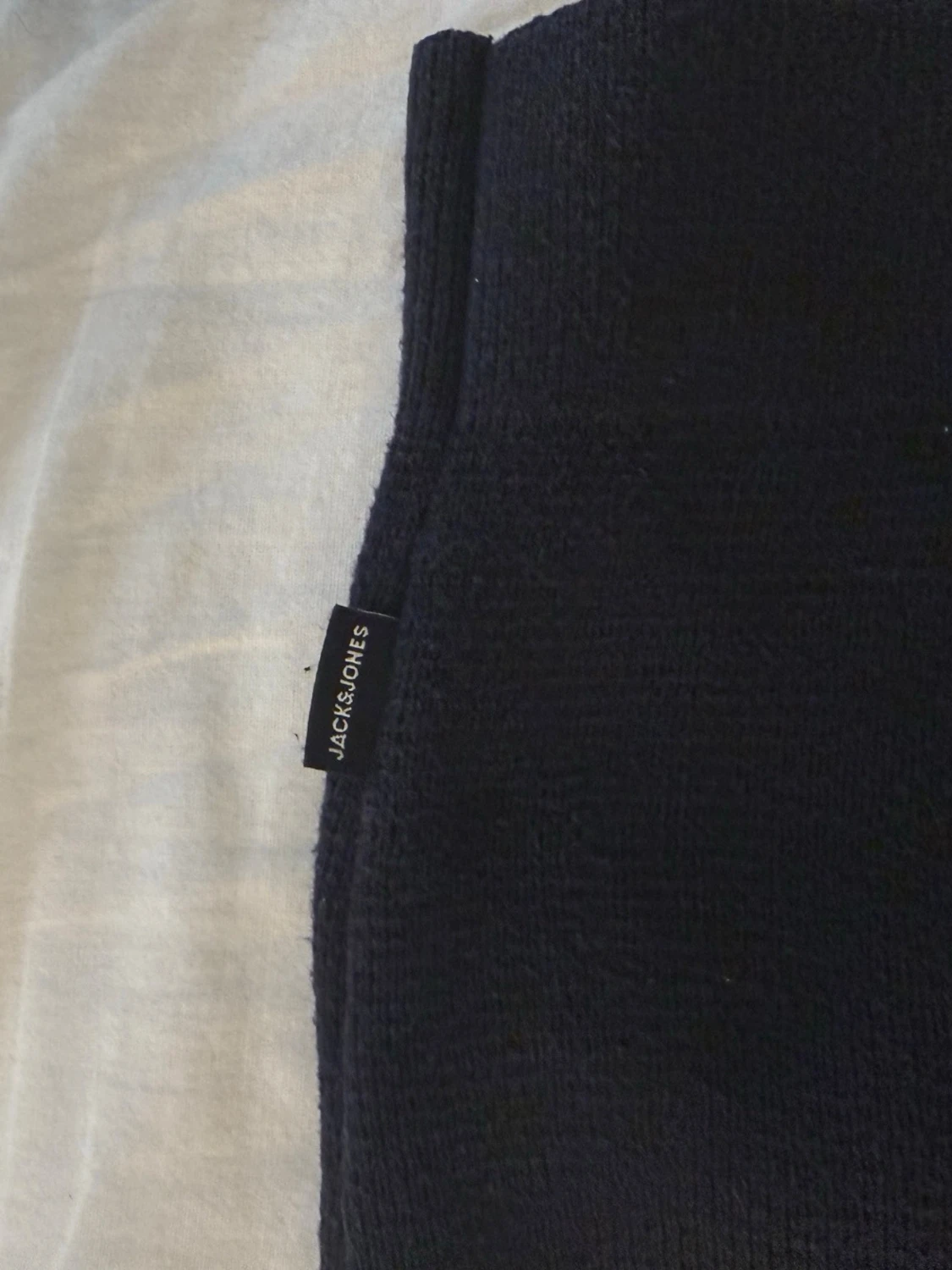 Mörkblå stickad halvziptröja Sail Racing - 3