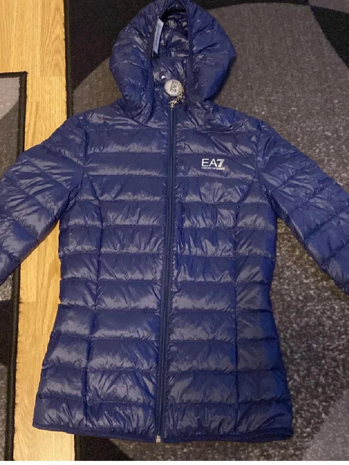 Blå dunjacka från EA7 Emporio Armani - 1