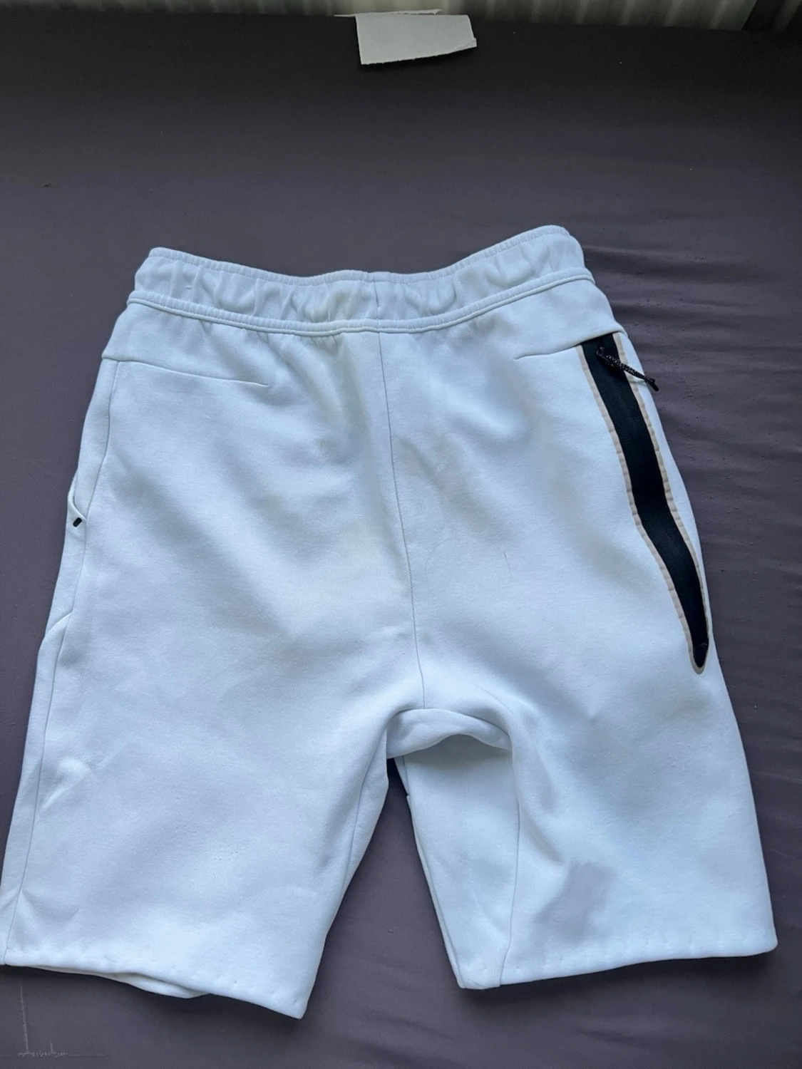 Vita Nike shorts med snörning - 1