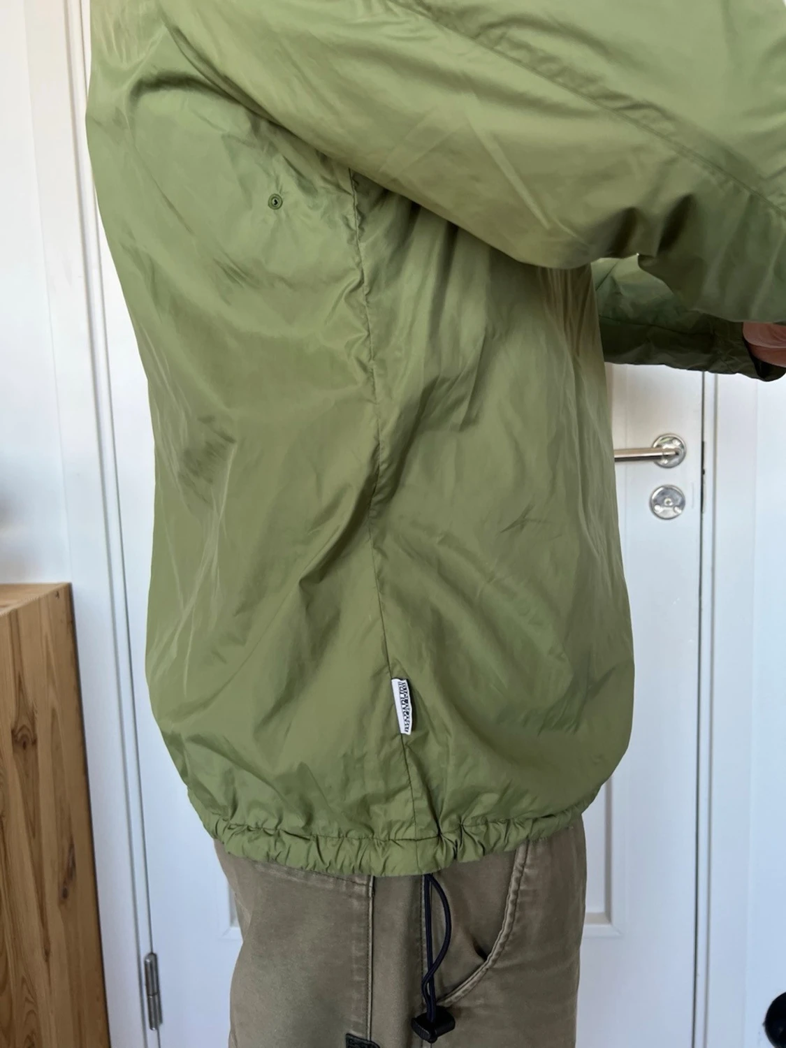 Napapijri Geographic Anorak Jacket – Olive Green  - 4