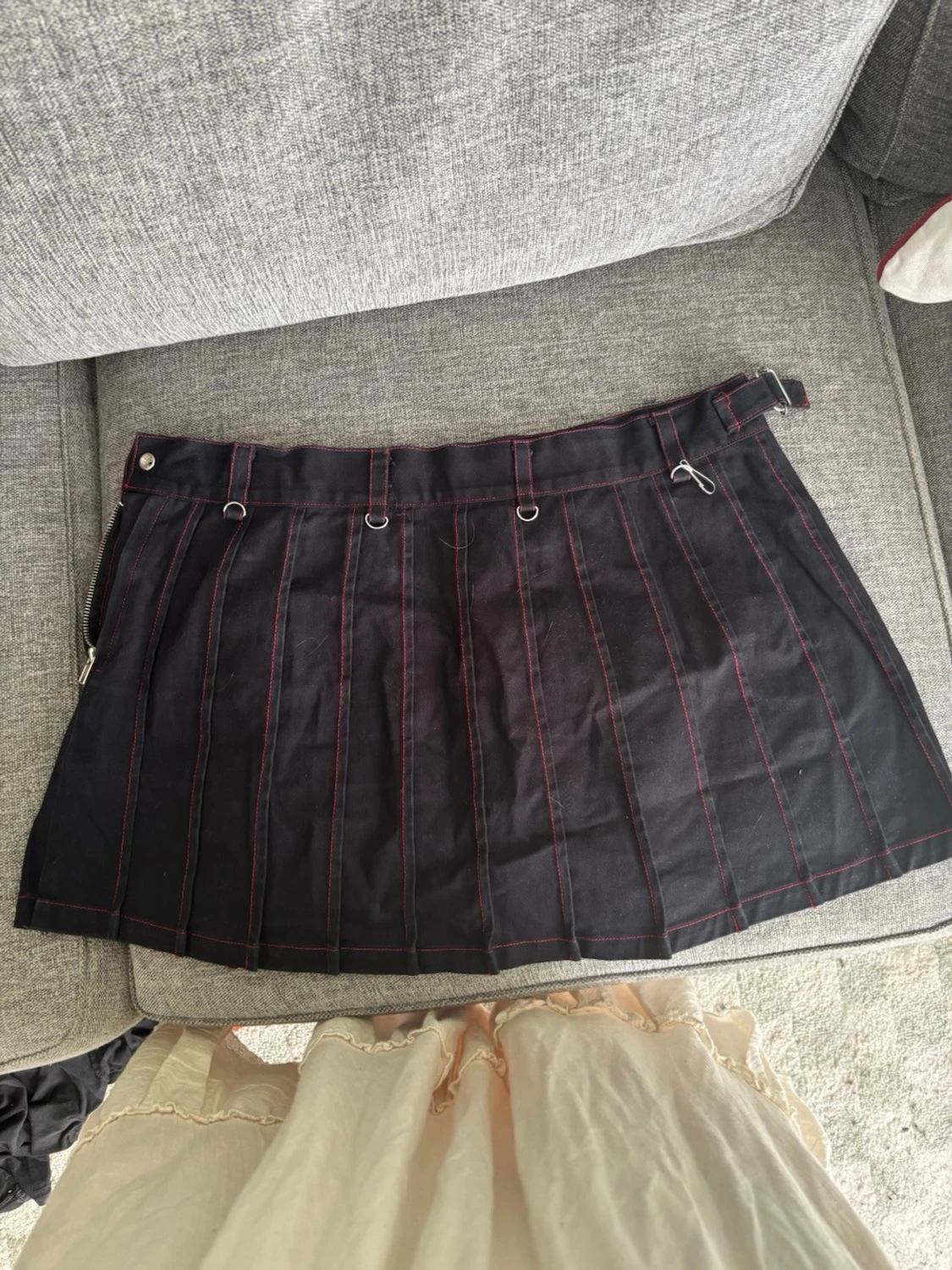 Vintage goth mini-kjol - 1