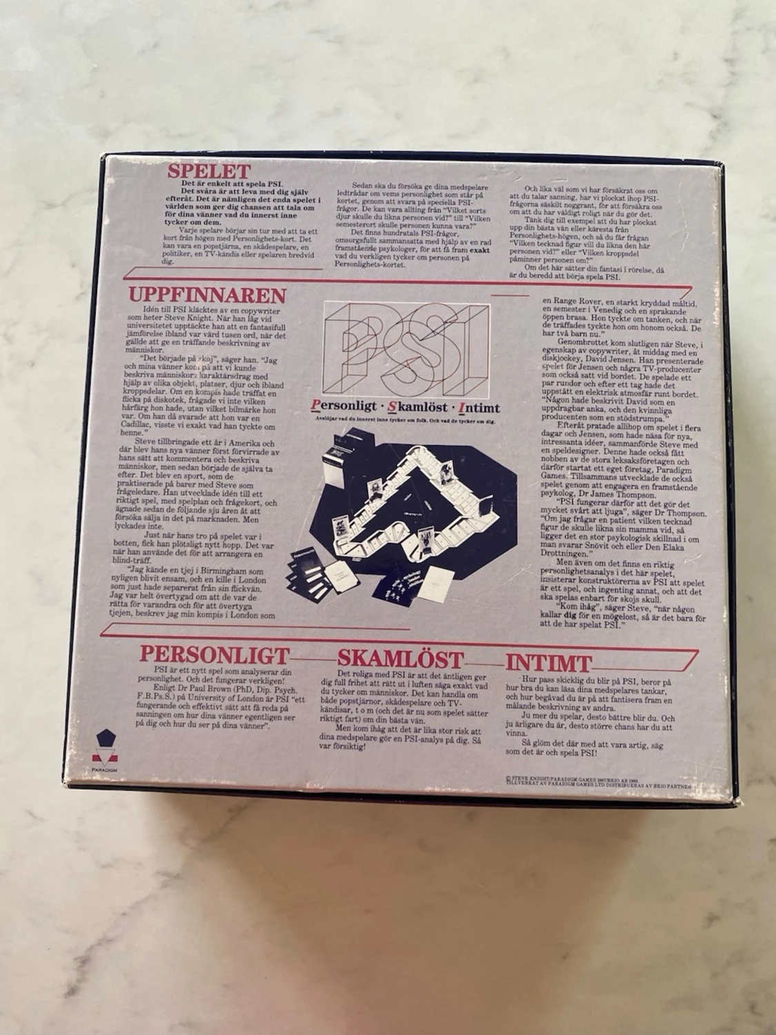 Sällskapsspel PSI Personligt Skamlöst Intimt - 4