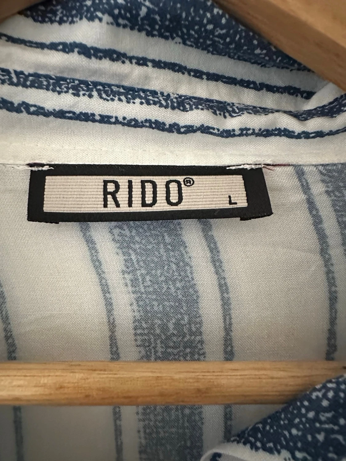 Randig skjorta från Rido i blått och vitt - 1