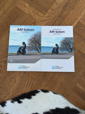 Am körkortsbok - Nästan helt oanvända böcker för den som vill ha. Tre-fyra sidor är användna. Tänker mer att någon vill kanske ha istället för att jag kastar dem😊
