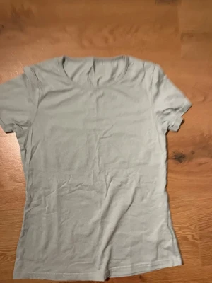 Ljusgrön basic t-shirt från Take Off - En enkel och stilren ljusgrön t-shirt från Take Off. T-shirten har korta ärmar och rund halsringning. Tillverkad i mjuk bomull som känns skön mot huden. Perfekt att matcha med jeans eller shorts för en clean look.
