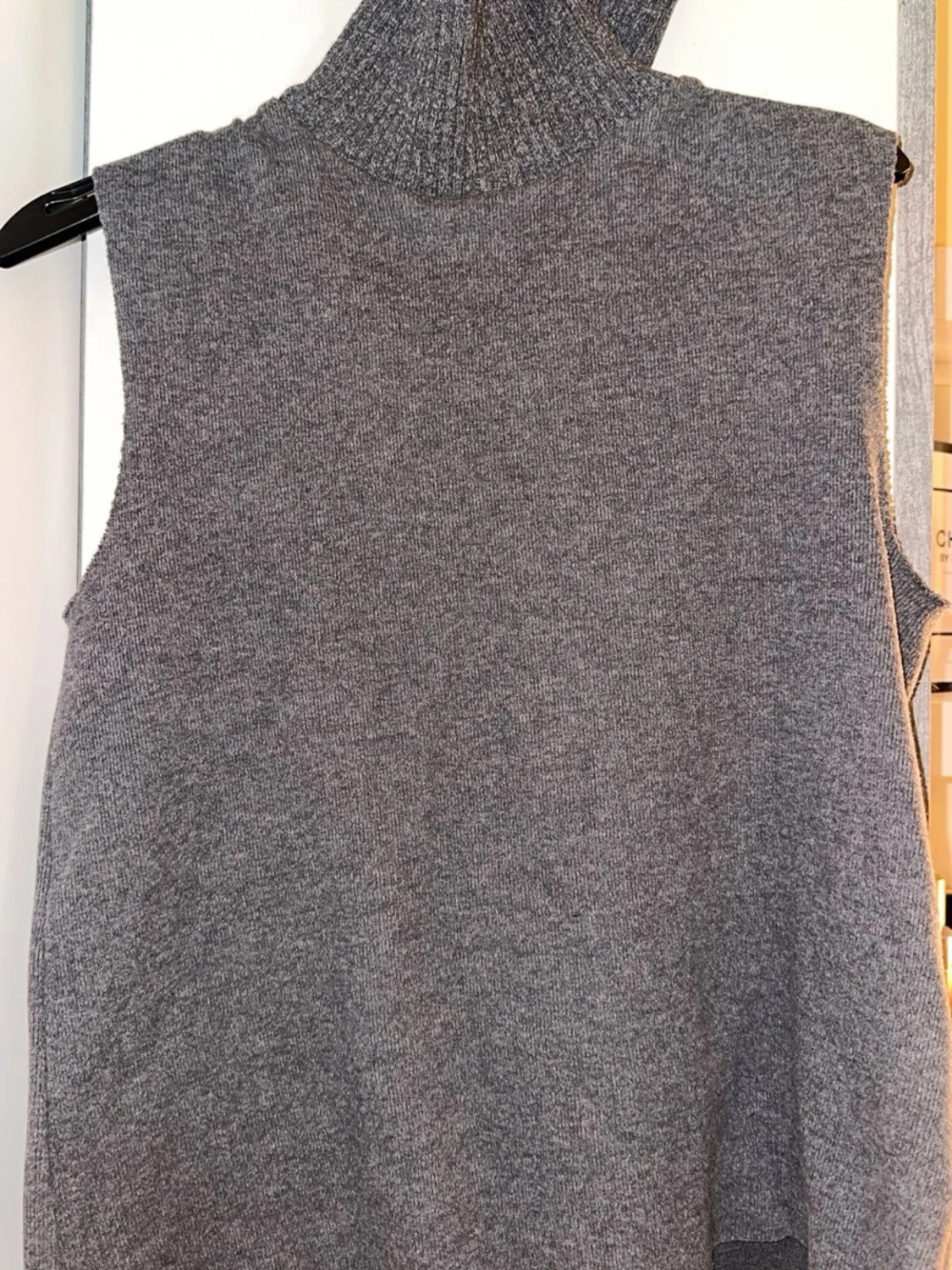 Zara Grå stickad Polo topp - 1