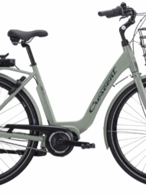 Crescent elcykel med lågt insteg - Säljer en Crescent Elora elcykel, i färgen Dusty green. Det är en stabil och lättanvänd elcykel som är fullt utrustad. Teknisk info:   Cykelns vikt 27 kg Batteri 400 wh  Maxhastighet 30 km/h  7 växlar Maxvikt 135 kg Motor centerdrivet EGOING TRQ 65022.    Billigare vid snabb affär!