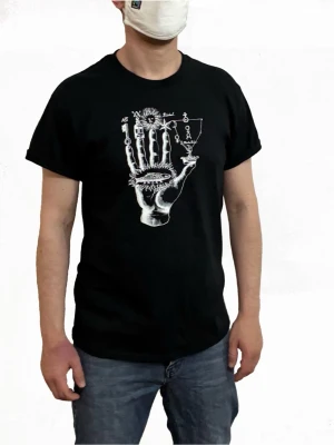 Philosophers hand t shirt  - Philosophers hand klassisk motiv på svart t shirt . Helt ny ! 