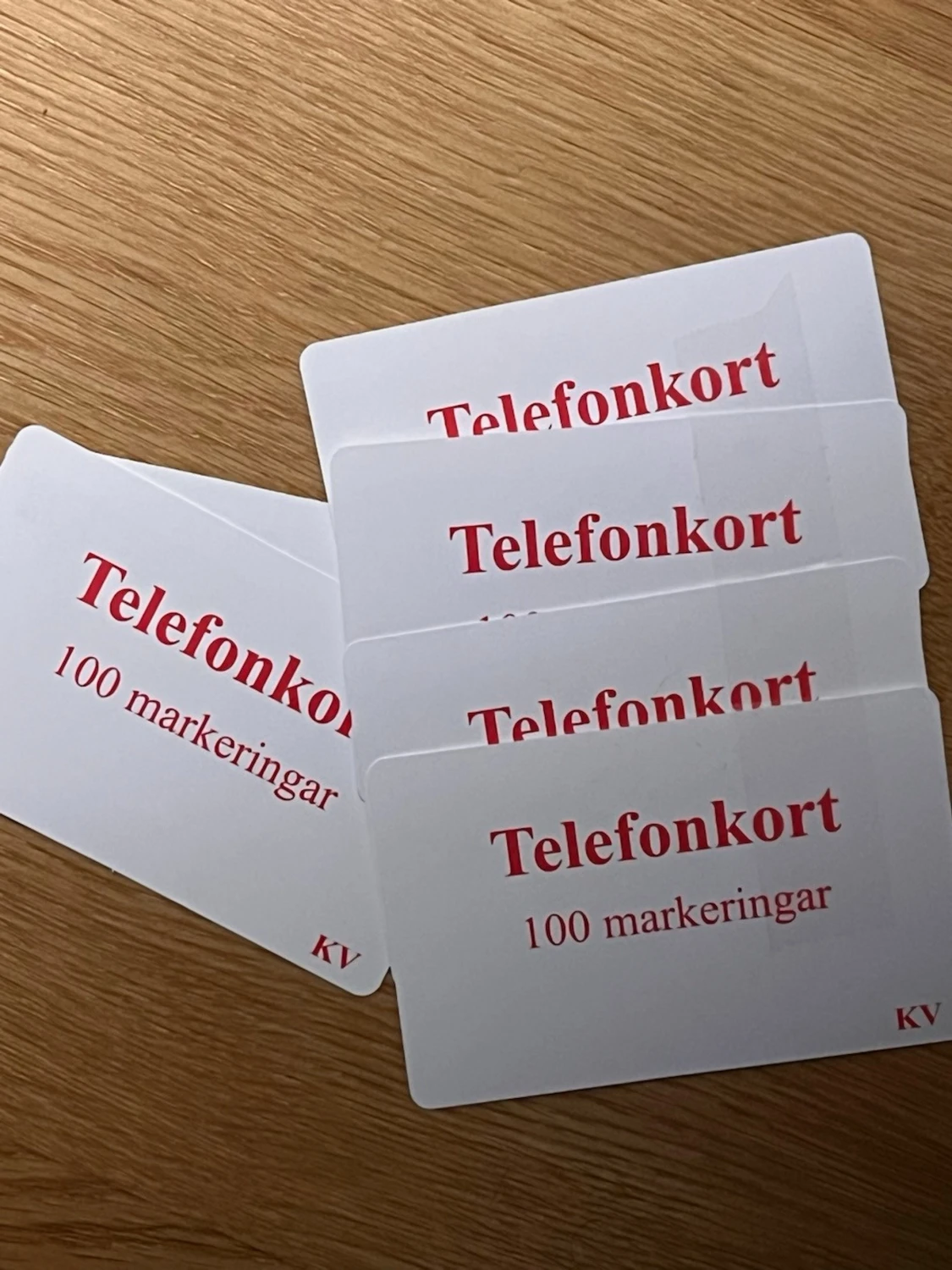  Telefonkort 100 markeringar