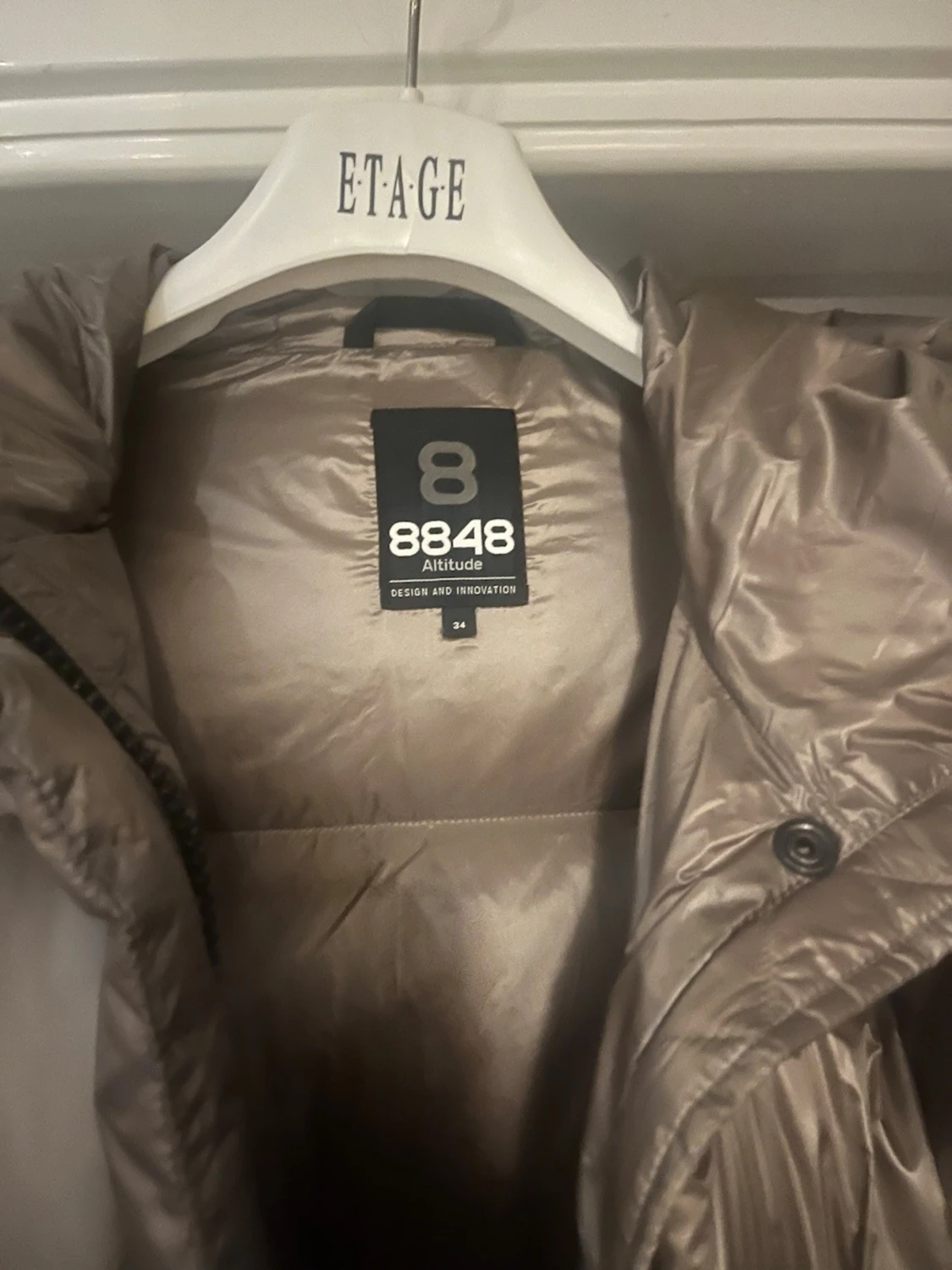 Lång brun dunjacka från 8848 Altitude - 2