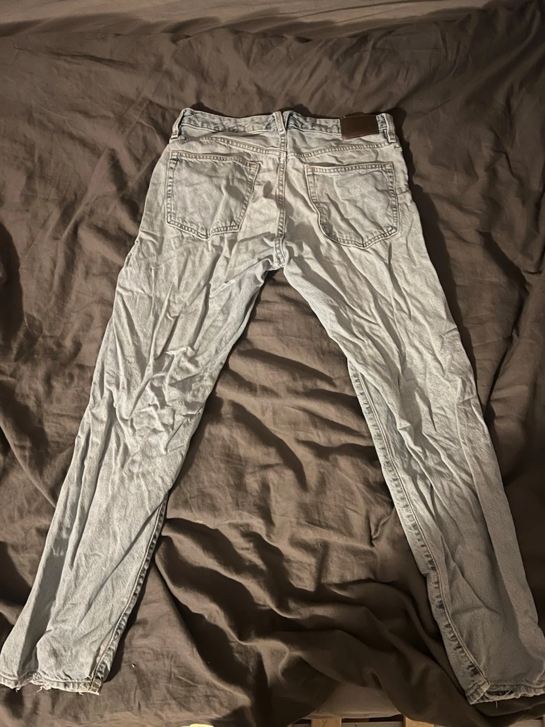 Ljusblå raka jeans vailent large - 1