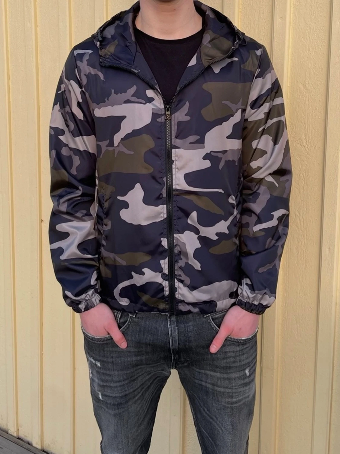 Camo vindjacka/höstjacka