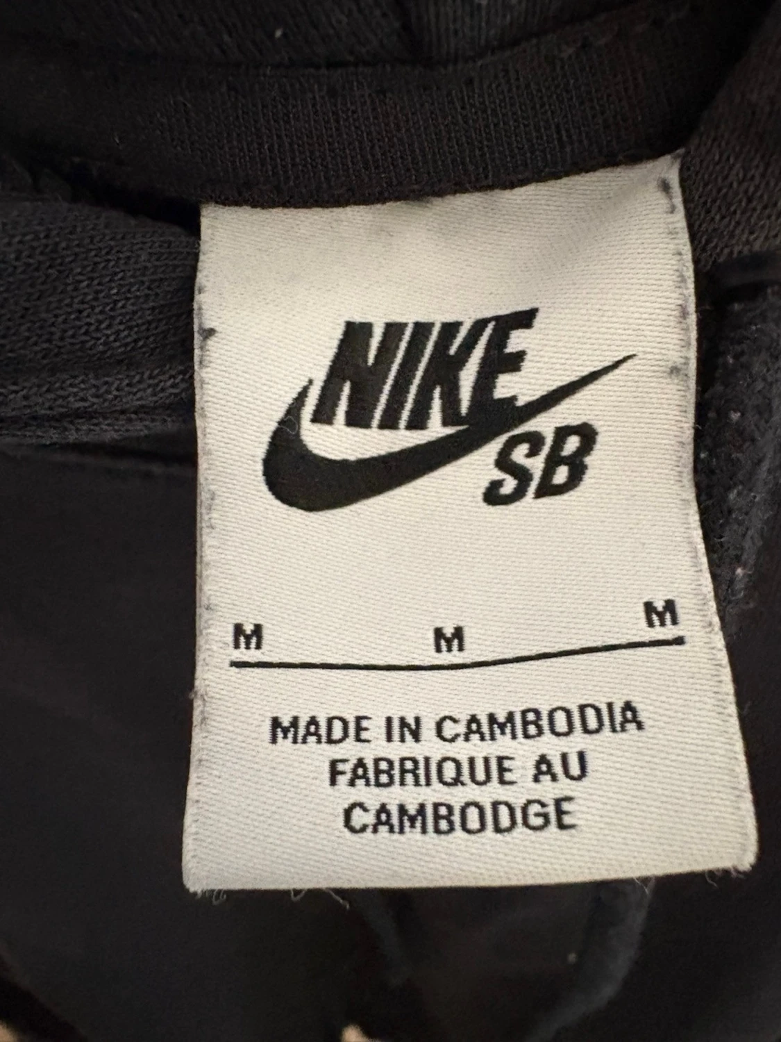 Svart Nike SB hoodie med huva - 5