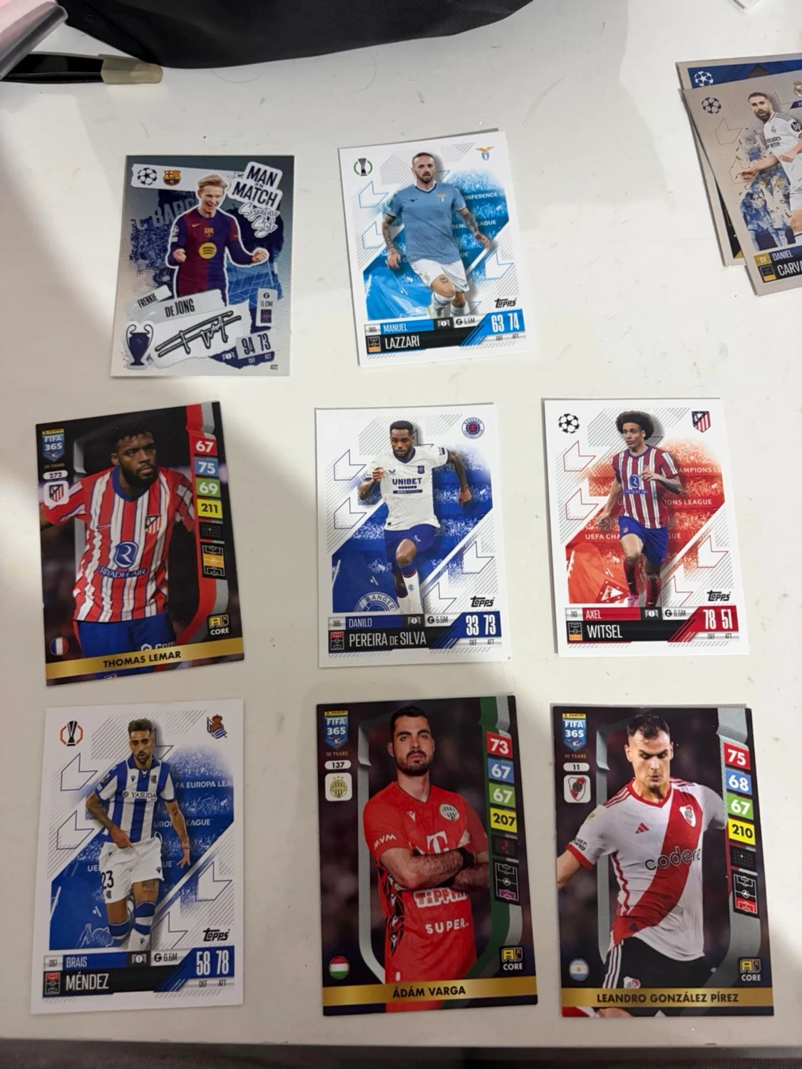 Samling fotbollskort match attax - 3
