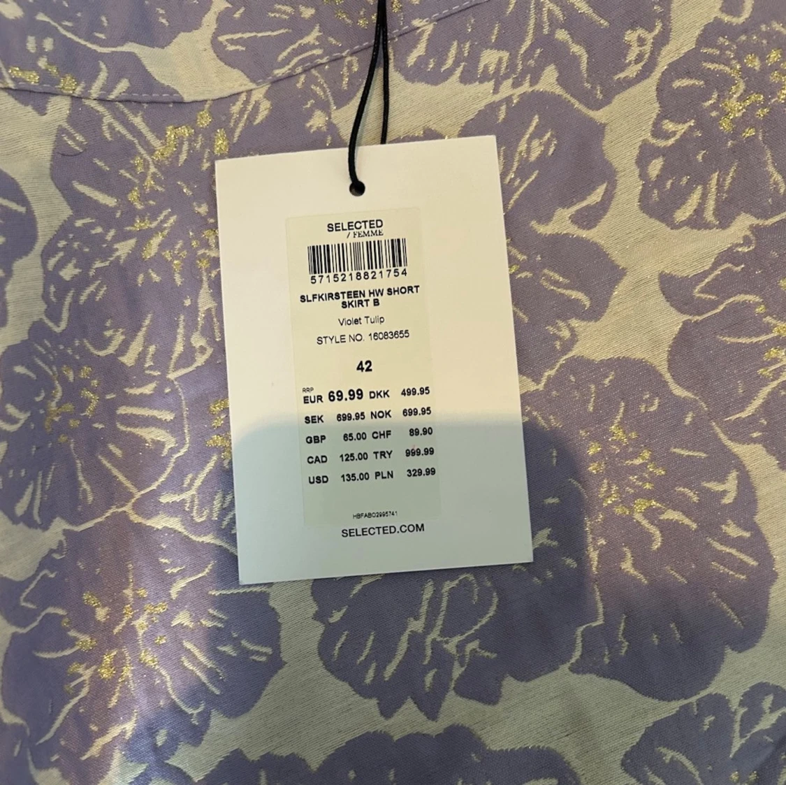 Selected Slfkirsteen HW short skirt B - 5