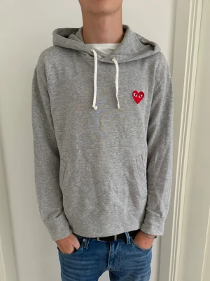 CDG Hoodie storlek S - Comme Des Garçons Hoodie i storlek S men sitter som XS, bra skick😃                                //VIO Closet 