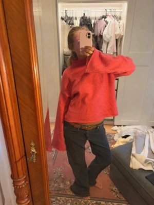 Coral/rosa stickad tröja  - Kollar intresset på denna superfina stickade från bikbok💕