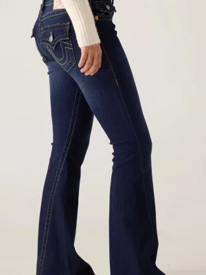 True Religion jeans Joey - Säljer ett par mörkblå Joey jeans från True Religion. Är en liten reva som man ser på bilden och slitna nere på byxbenet men annars fint skick.💕(Första bilden är från Carlings hemsida)