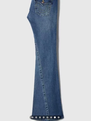 Blå bootcut jeans med fickdetalj - True religion jeans!! Dom är nästan nya använd fåtal gånger inga defekter💕💕