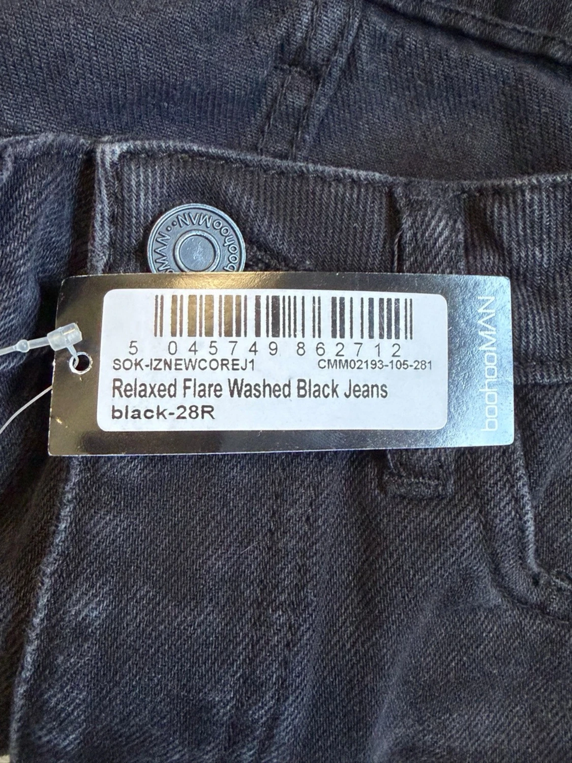 Svarta flared jeans - 3