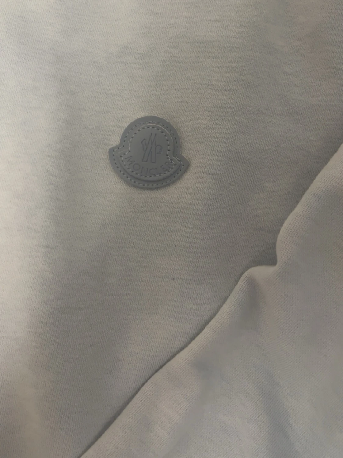 Ljusblå sweatshirt från Moncler - 1