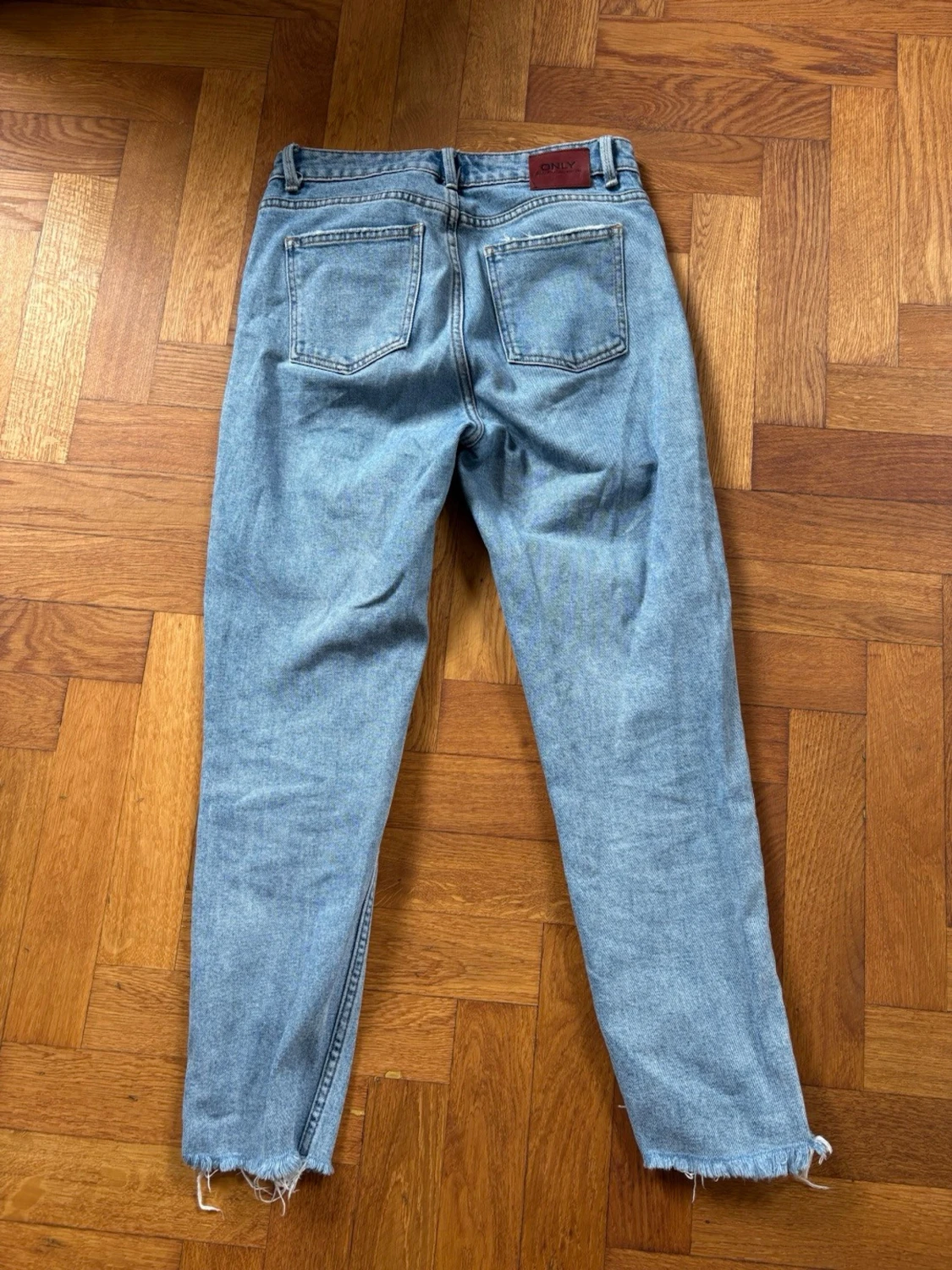 Blå raka jeans från ONLY - 2