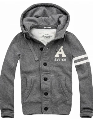 Vintage ambercrombie button up hoodie - Obs första bilden är lånad! Barn strl M men passar bra som en s! Fint skick utöver knappen längst ner som är ”avbiten” vilket syns på andra bilden🌟🫶