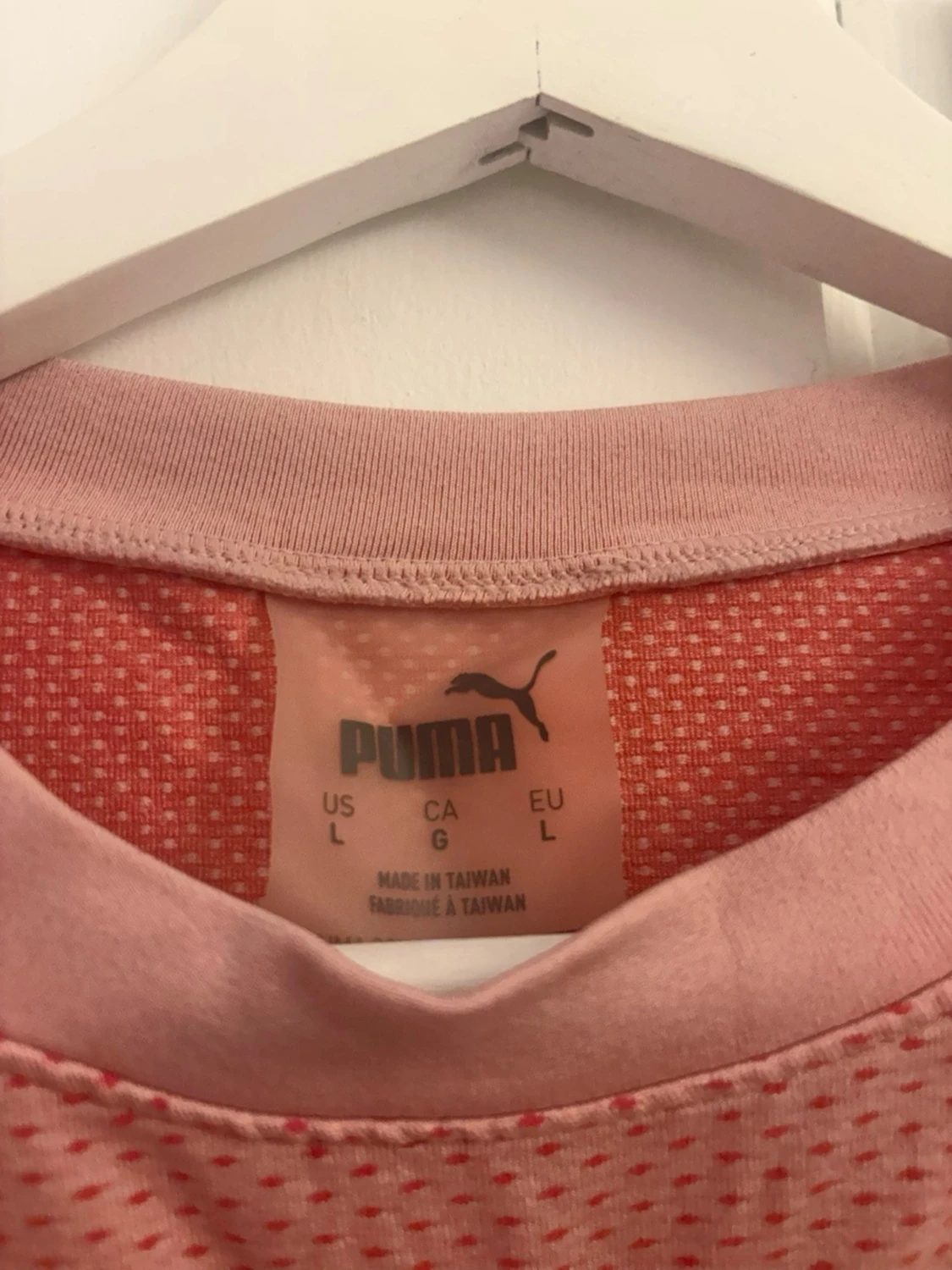Rosa croppad långärmad topp Puma - 2