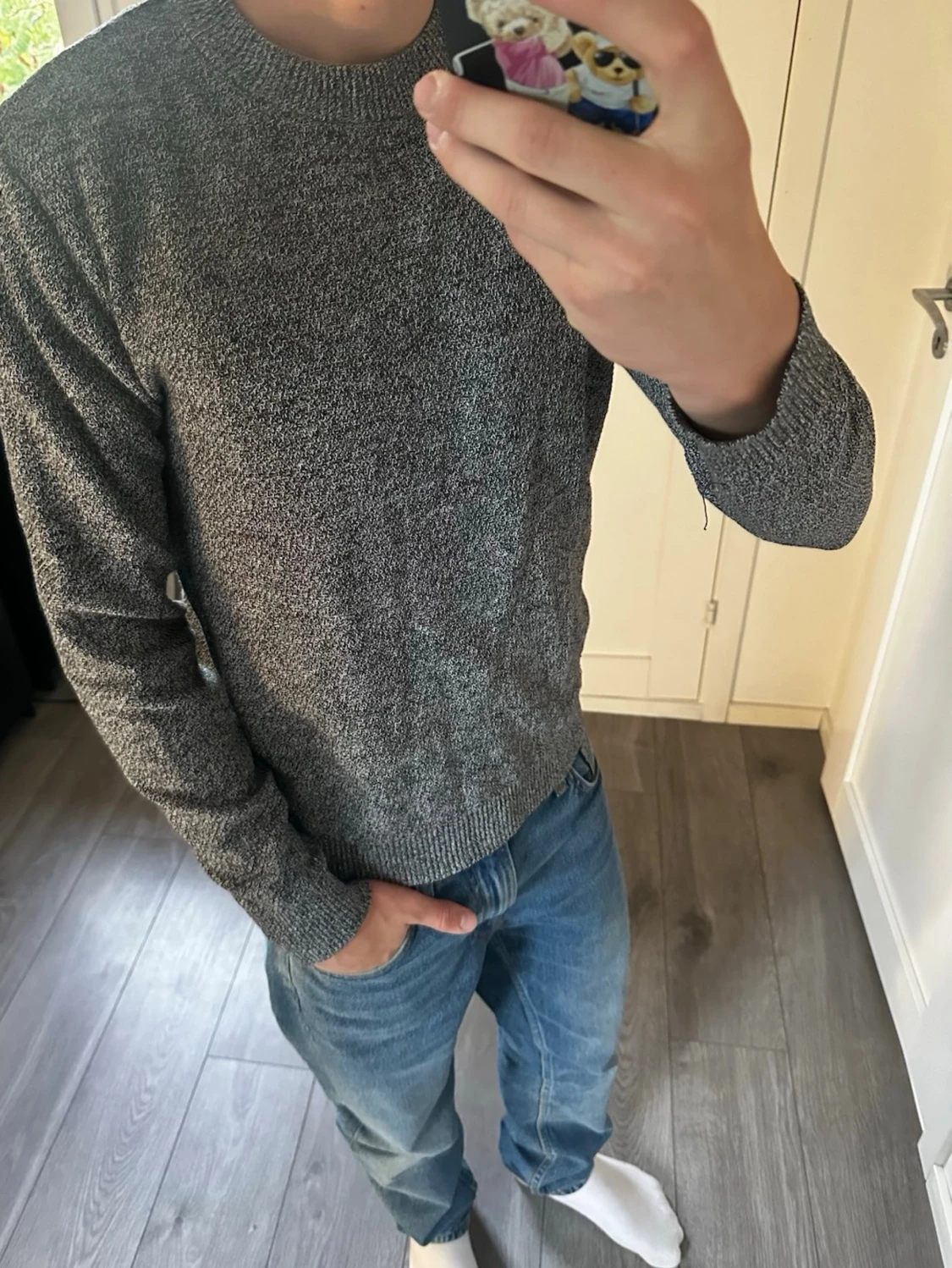 Grå Selected Homme tröja 