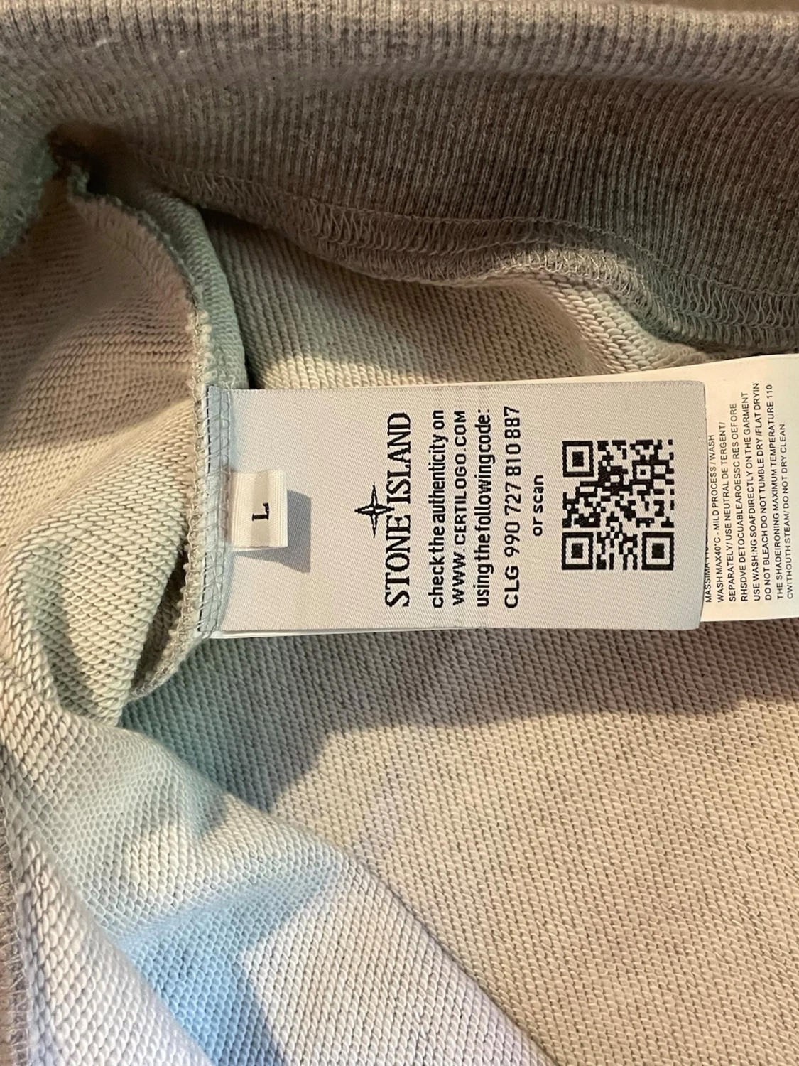 Grå basic sweatshirt - 3