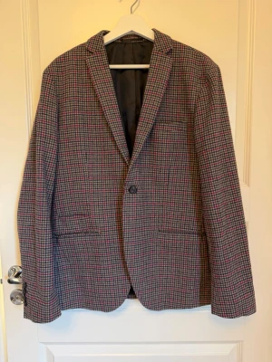 Selected Homme Kavaj - Storlek 50 Färg - Flerfärgad Material - Polyester, Ull Mönster - Hundtand Tyg - Tweed Ärmlängd (cm) 66 , Axelbredd (cm) 48